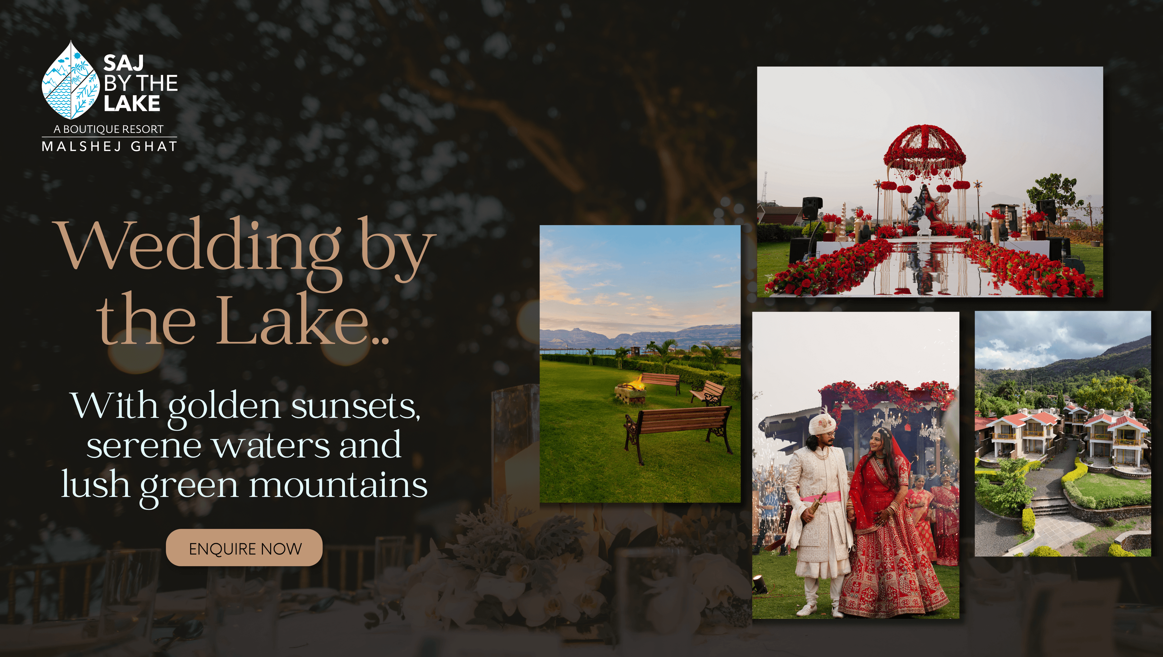 Wedding Package at Saj by the Lake - Malshej Ghat