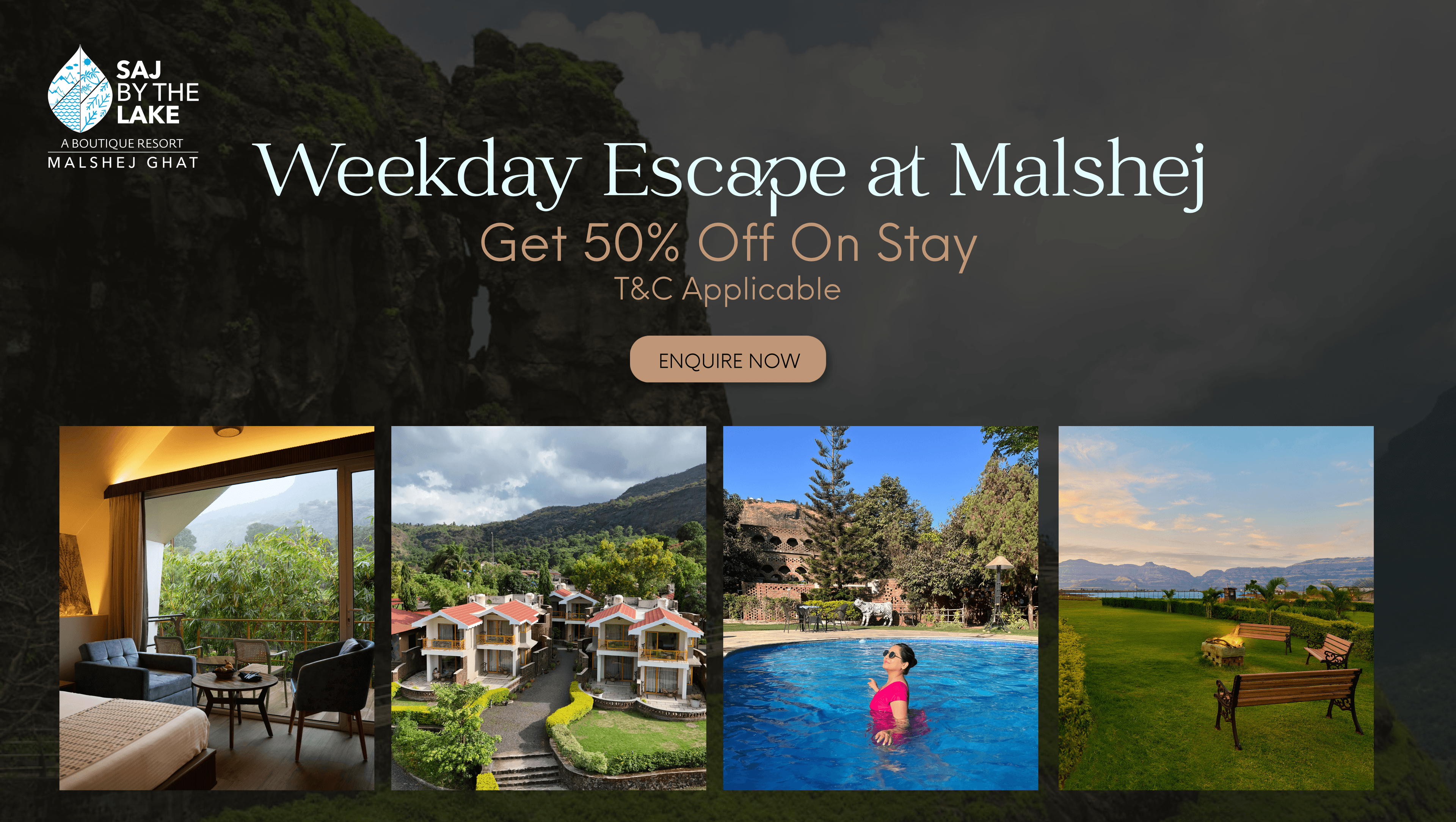 Weekday Escape Offer at Saj by the Lake - Malshej Ghat